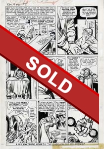 Jack Kirby - Original Art to Fantastic Four #10