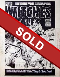 Al Avison: Original Cover Art For Witches Tales #13