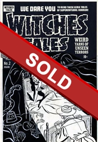 Al Avison: Witches Tales #2 Original Cover Art