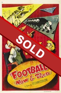 Football Now and Then One Sheet Poster