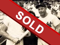 Mickey Mantle, Roger Maris and Claire Ruth Original Photo