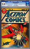 Action Comics #10CGC 2.5 ow