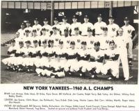 New York Yankees 1960 A.L. Champs 8