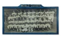 Fabulous 1955 Brooklyn Dodgers World Champs Photo